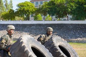 SWAT Team Members Undergo A Training Session in Liuzhou