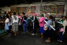 Mothers And Fathers Of The 43 Ayotzinapa Students March 10 Years After Their Disappearance