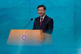 Hong Kong Chief Executive Press Conference Before Exco Meeting