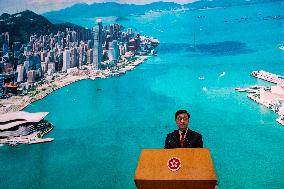 Hong Kong Chief Executive Press Conference Before Exco Meeting