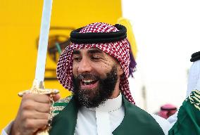 Footballer Wearing Traditional Saudi Dress - Jeddah