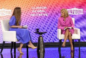 Jill Biden At Clinton Global Initiative - NYC