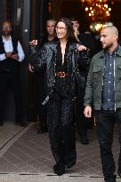 PFW - Bella Hadid Leaves The Ritz