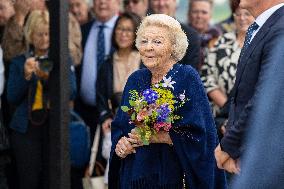 Princess Beatrix At The Reopening Of The Flour Mill - Netherlands