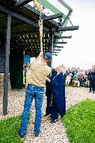 Princess Beatrix At The Reopening Of The Flour Mill - Netherlands