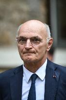 French Justice Minister Didier Migaud visits Paris-la-Sante prison in Paris FA