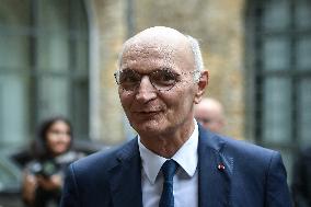 French Justice Minister Didier Migaud visits Paris-la-Sante prison in Paris FA