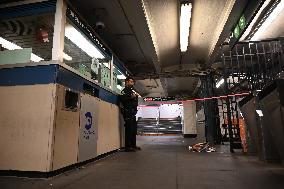 45-year-old Man Stabbed In The Chest At MTA Subway Train Station In Mott Haven Section Of Bronx New York