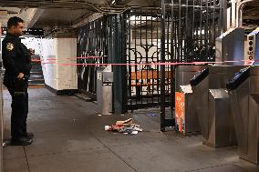 45-year-old Man Stabbed In The Chest At MTA Subway Train Station In Mott Haven Section Of Bronx New York