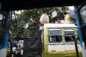 India-Business –Bus Terminal, In India, Kolkata, West Bengal - 24 Sep 2024