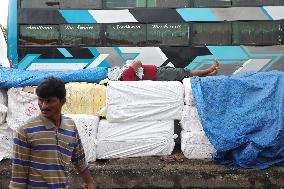 India-Business –Bus Terminal, In India, Kolkata, West Bengal - 24 Sep 2024