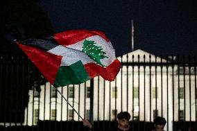 Protest for Lebanon at the White House