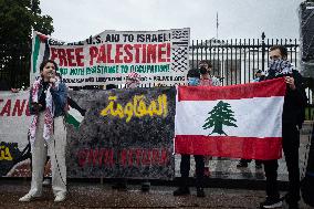 Protest for Lebanon at the White House