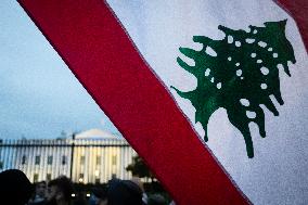 Protest for Lebanon at the White House