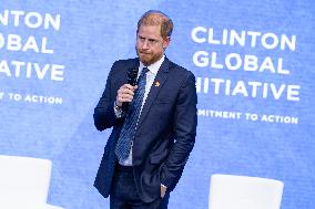 Prince Harry Speaks At Clinton Global Initiative - NYC