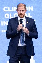 Prince Harry Speaks At Clinton Global Initiative - NYC