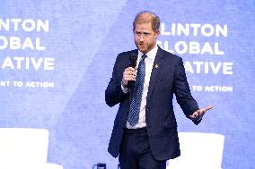 Prince Harry Speaks At Clinton Global Initiative - NYC