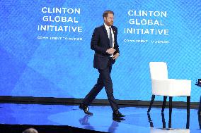 Prince Harry At Clinton Global Initiative - NYC