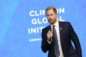 Prince Harry At Clinton Global Initiative - NYC