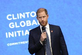 Prince Harry At Clinton Global Initiative - NYC