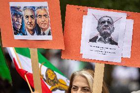 Iranian Opposition Protest Outside The UN - NYC