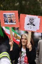 Iranian Opposition Protest Outside The UN - NYC