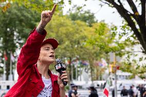 Iranian Opposition Protest Outside The UN - NYC