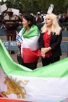 Iranian Opposition Protest Outside The UN - NYC