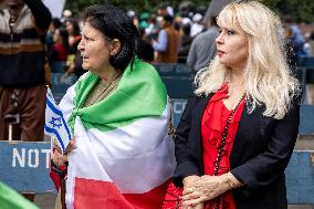 Iranian Opposition Protest Outside The UN - NYC