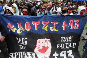 Mothers And Fathers Of The 43 Ayotzinapa Students March 10 Years After Their Disappearance