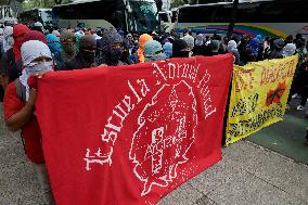 Mothers And Fathers Of The 43 Ayotzinapa Students March 10 Years After Their Disappearance