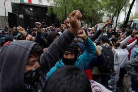 Mothers And Fathers Of The 43 Ayotzinapa Students March 10 Years After Their Disappearance