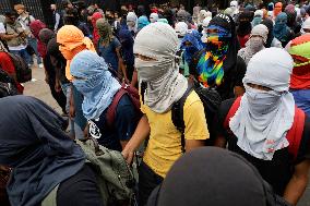 Mothers And Fathers Of The 43 Ayotzinapa Students March 10 Years After Their Disappearance