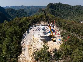 500m Aperture Spherical Radio Telescope Construction - China