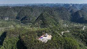 500m Aperture Spherical Radio Telescope Construction - China