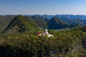 500m Aperture Spherical Radio Telescope Construction - China