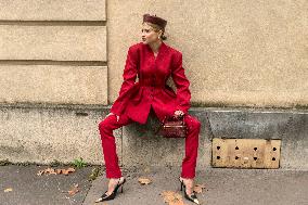 PFW - Street Style Outside Dior