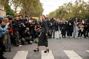 PFW - Street Style Outside Dior