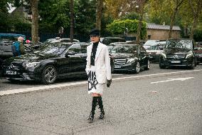 PFW - Street Style Outside Dior