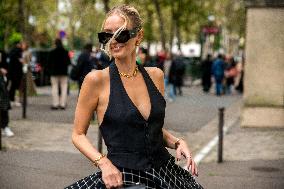 PFW - Street Style Outside Dior