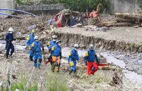 Aftermath of heavy rain in Ishikawa Pref.