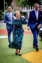 Princess Margriet At Children's Postage Stamps Unveiled - Netherlands