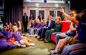 Princess Margriet At Children's Postage Stamps Unveiled - Netherlands