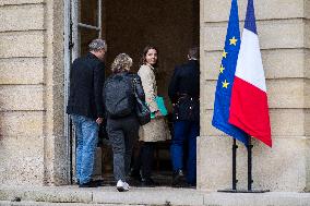 PM Barnier Meets CGT General Secretary - Paris