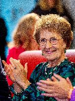 Princess Margriet At Children's Postage Stamps Unveiled - Netherlands