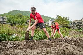 British Students Experience Farming in Huzhou