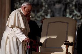 Pope Francis Leads Wednesday's General Audience In Saint Peter's Square, Vatican City