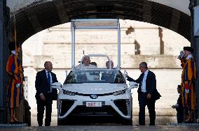 Pope Francis Leads Wednesday's General Audience In Saint Peter's Square, Vatican City