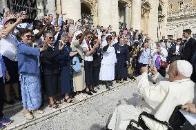 Pope Francis Wednesday Audience - Vatican