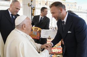 Pope Francis Wednesday Audience - Vatican